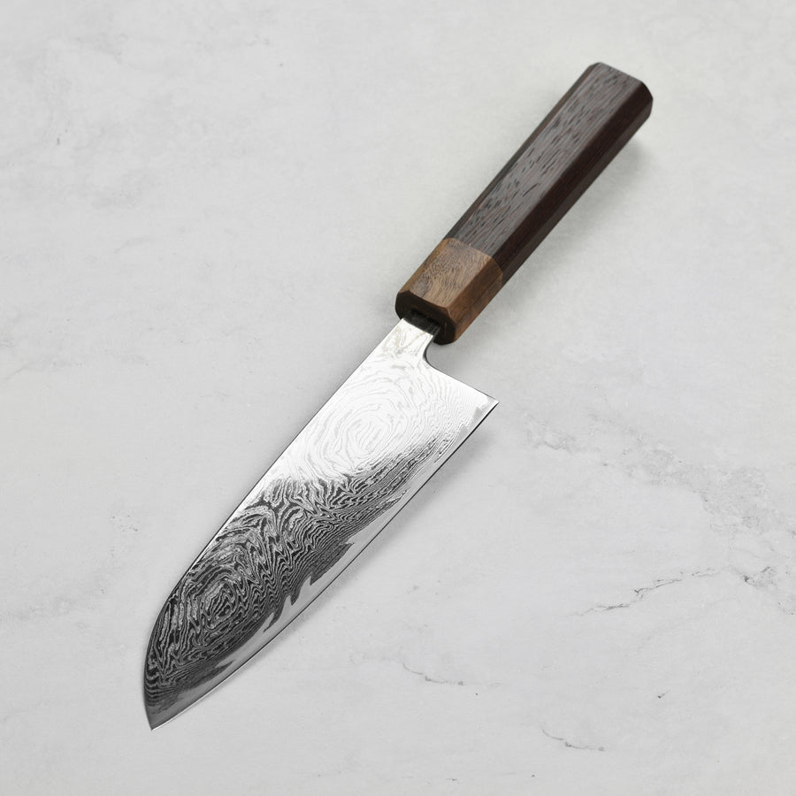 Ittetsu AUS10 Spiral Damascus 6.5" Santoku