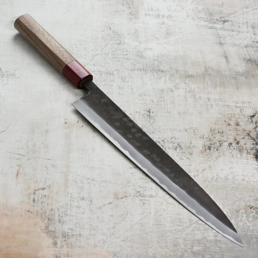 Shiro Kamo Aogami Super Kurouchi Stainless Clad 10.6" Sujihiki