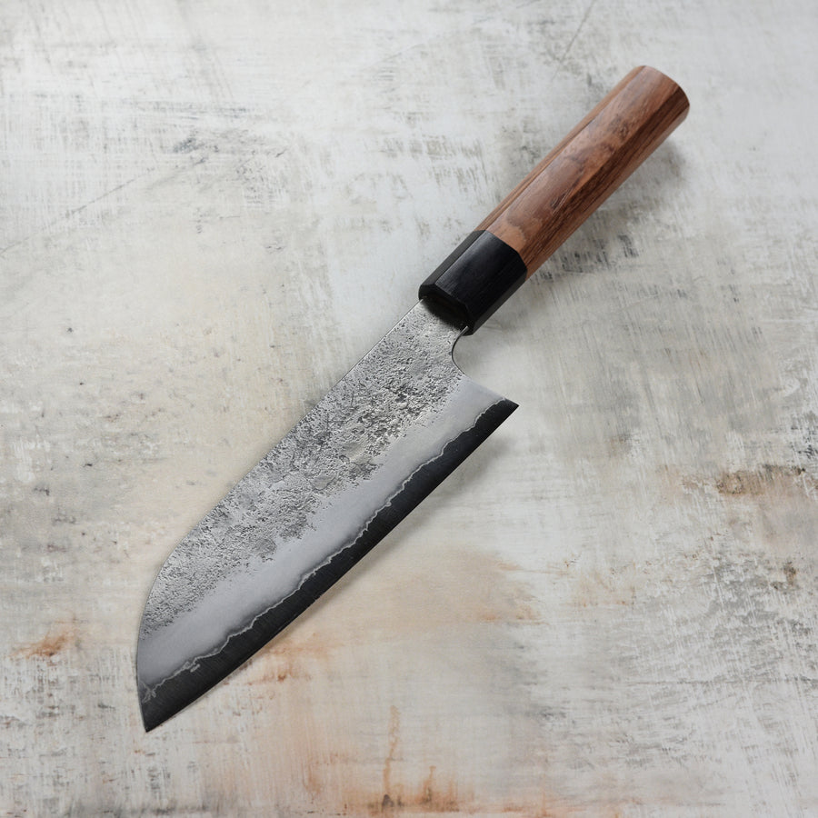 Matsubara Aogami #2 Nashiji Stainless Clad 6.5" Santoku