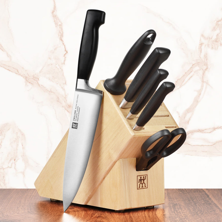 Zwilling Four Star 7 Piece Knife Block Set