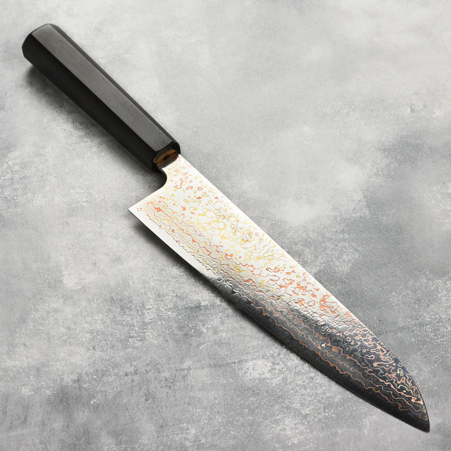 Saji Rainbow Damascus 9.4" Gyuto