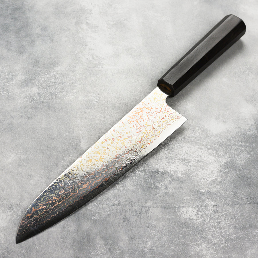 Saji Rainbow Damascus 9.4" Gyuto