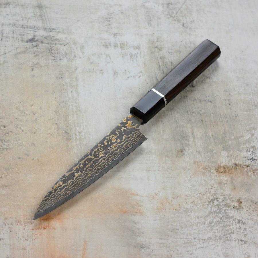 Saji Black Gold Damascus 5.9" Petty