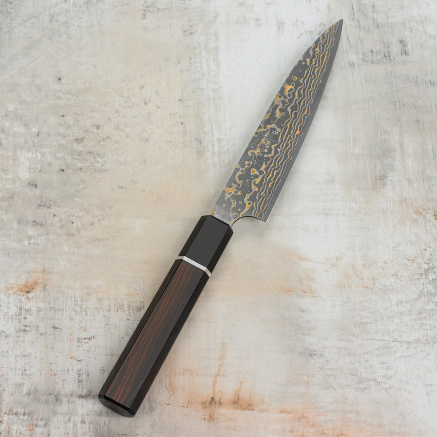 Saji Black Gold Damascus 5.9" Petty