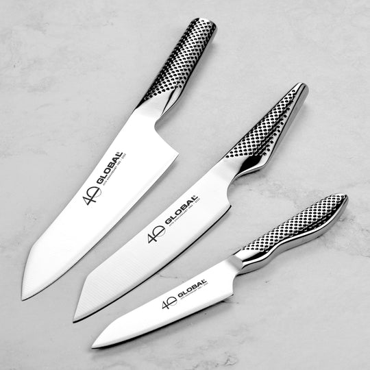 Global 40th Anniversary 3 Piece Knife Set