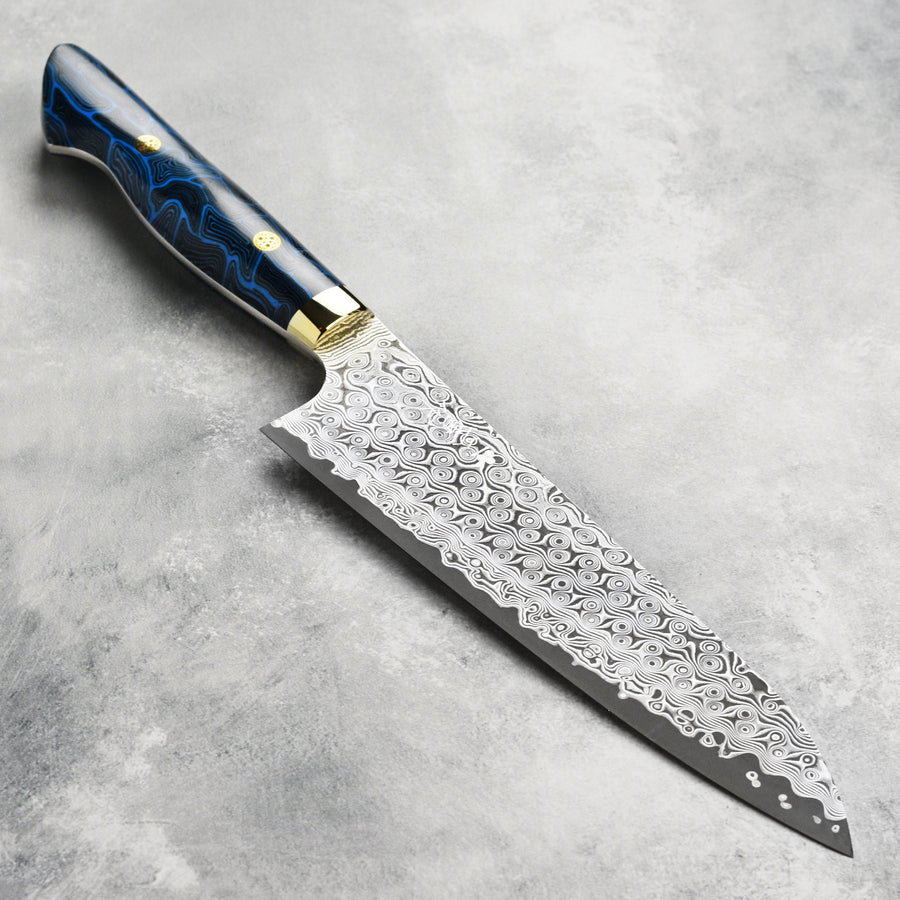 Nigara Anmon SG2 Damascus 8.25" Gyuto with G10 Handle