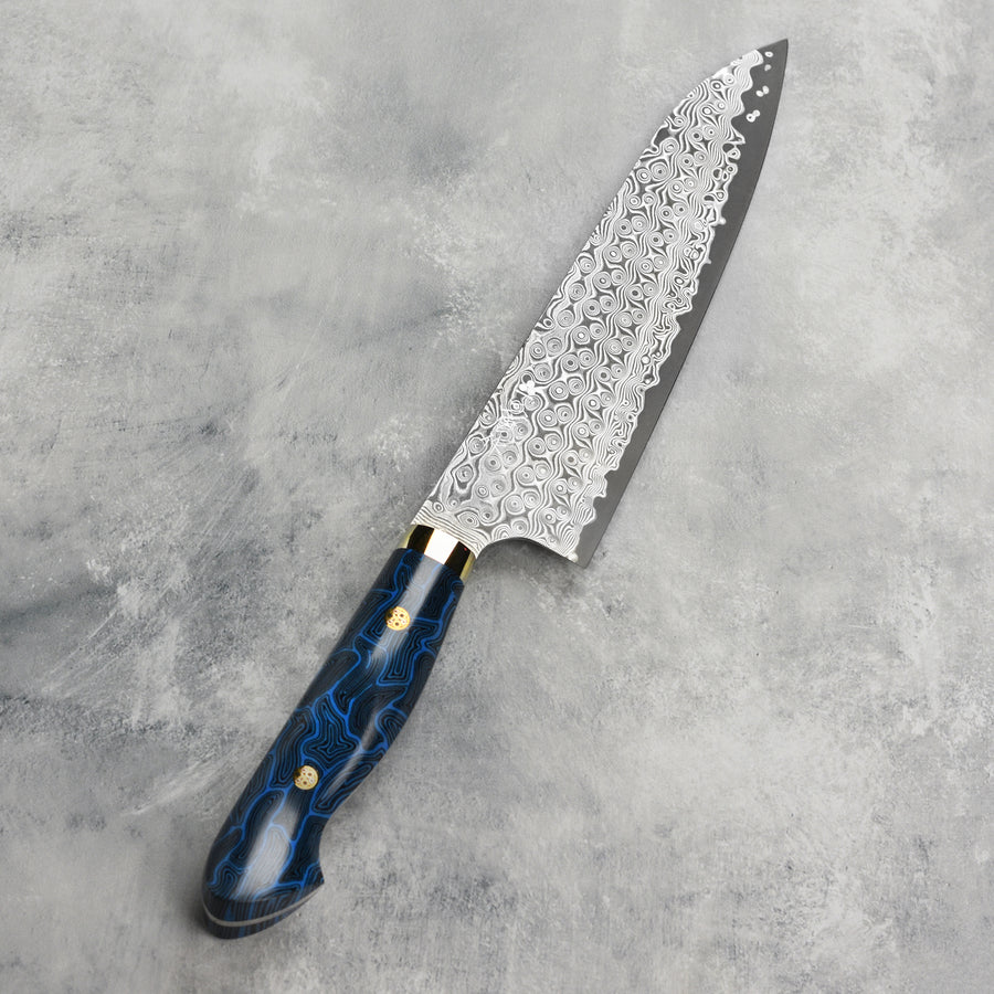 Nigara Anmon SG2 Damascus 8.25" Gyuto with G10 Handle