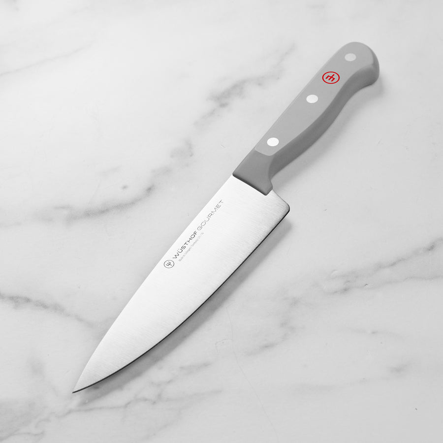 Wusthof Gourmet 6" Chef's Knife, Grey Handle