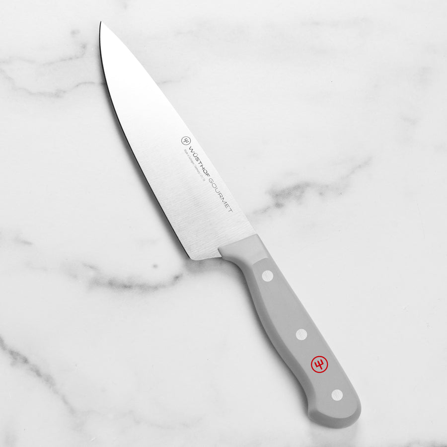 Wusthof Gourmet 6" Chef's Knife, Grey Handle