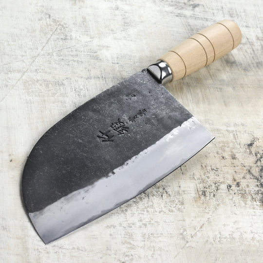 Sentan Forged Aogami #2 Kurouchi 7.5" Santoku Cleaver