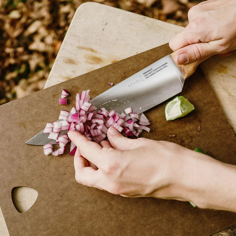 Opinel Parallele Olivewood 3 Piece Knife Set