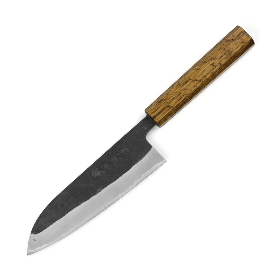 Shiro Kamo Aogami Super Kurouchi Stainless Clad 6.5