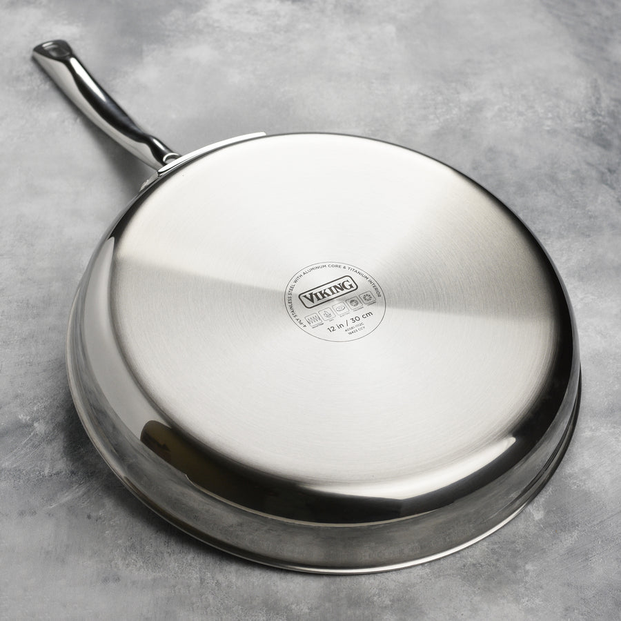 Viking PerformanceTi 12" Titanium Stainless Steel Fry Pan