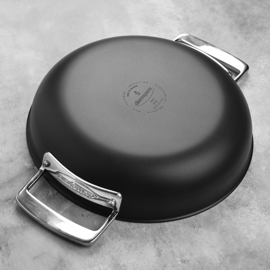 Demeyere Black 9.5" Double Handle Fry Pan