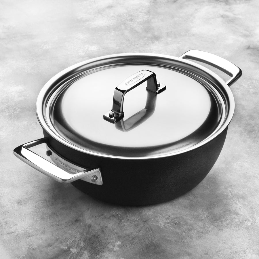 Demeyere Black 3.5-quart Dutch Oven with Lid