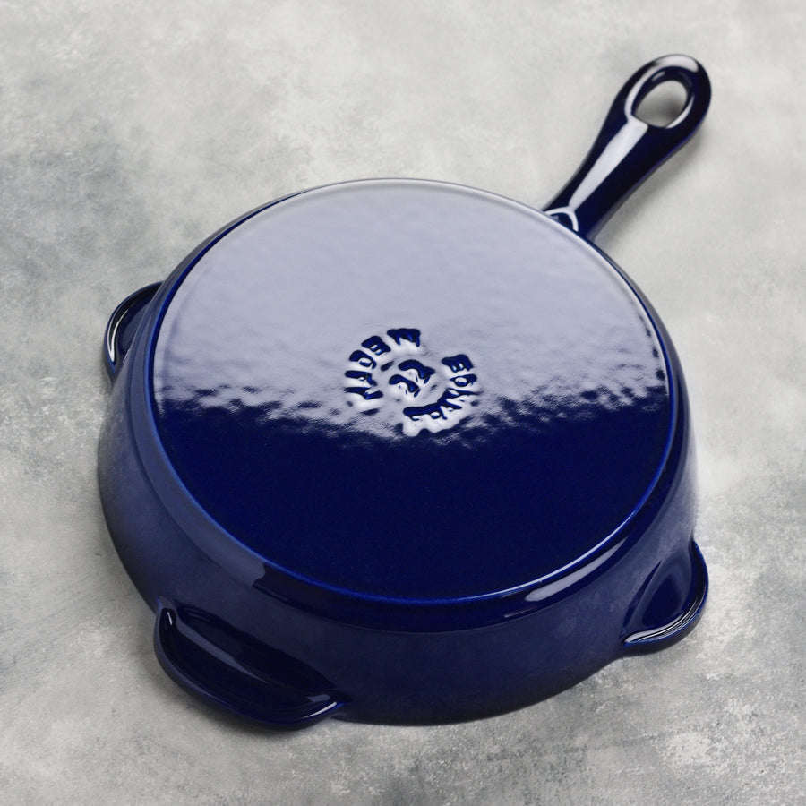 Staub 8.5" Sapphire Blue Cast Iron Deep Traditional Skillet