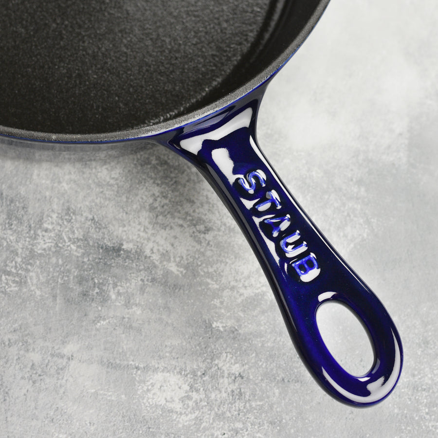 Staub 8.5" Sapphire Blue Cast Iron Deep Traditional Skillet