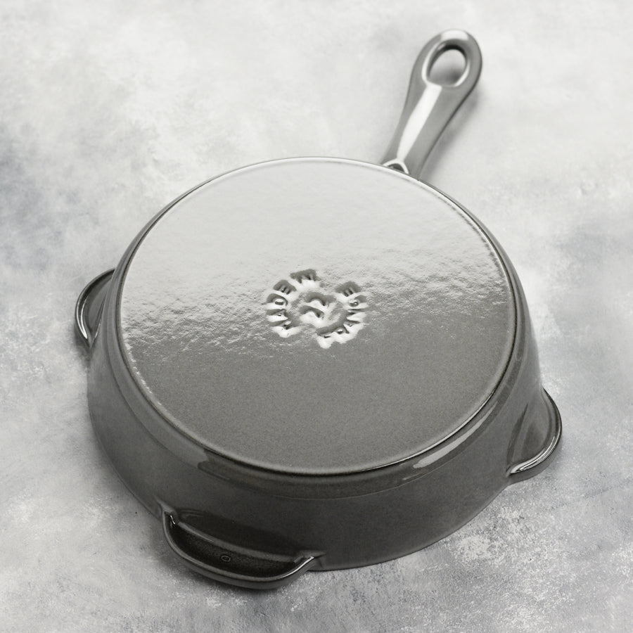 Staub 8.5" Graphite Gray Cast Iron Deep Traditional Skillet