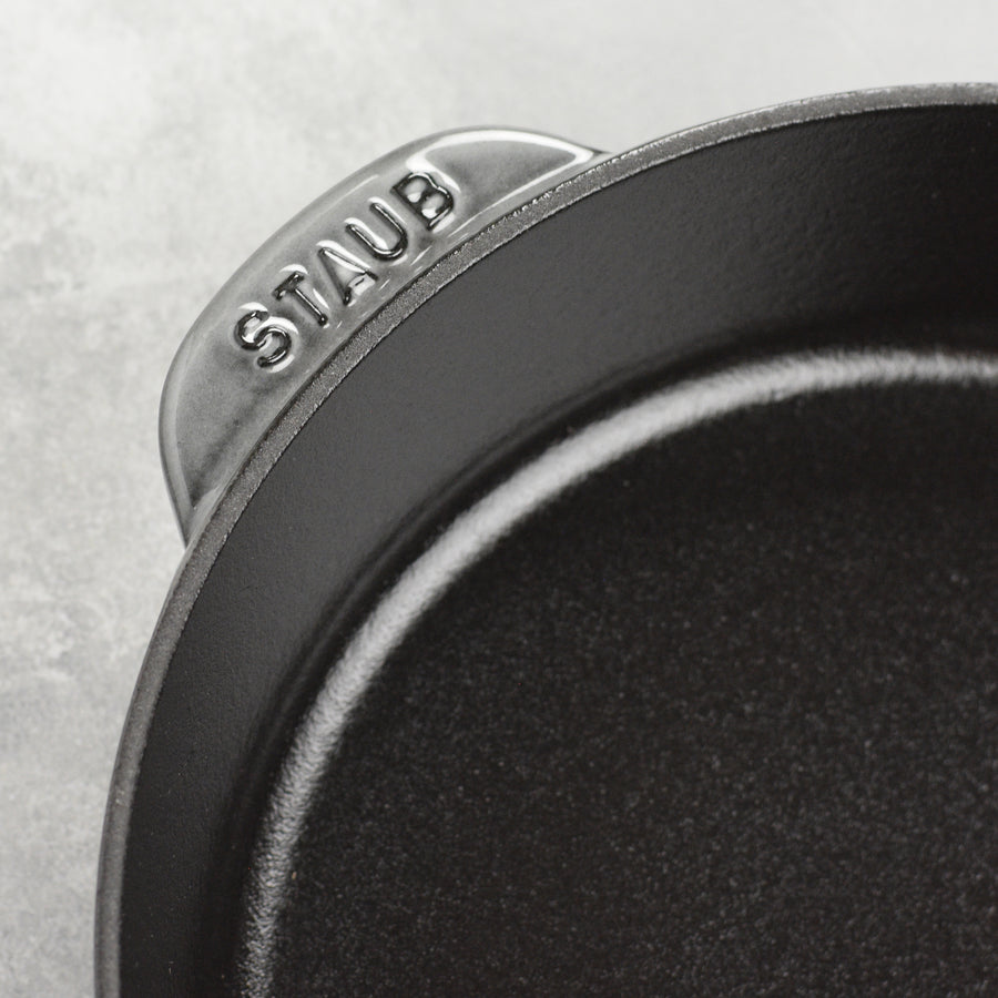 Staub 8.5" Graphite Gray Cast Iron Deep Traditional Skillet