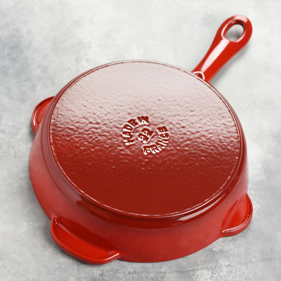 Staub 8.5" Cherry Red Cast Iron Deep Traditional Skillet