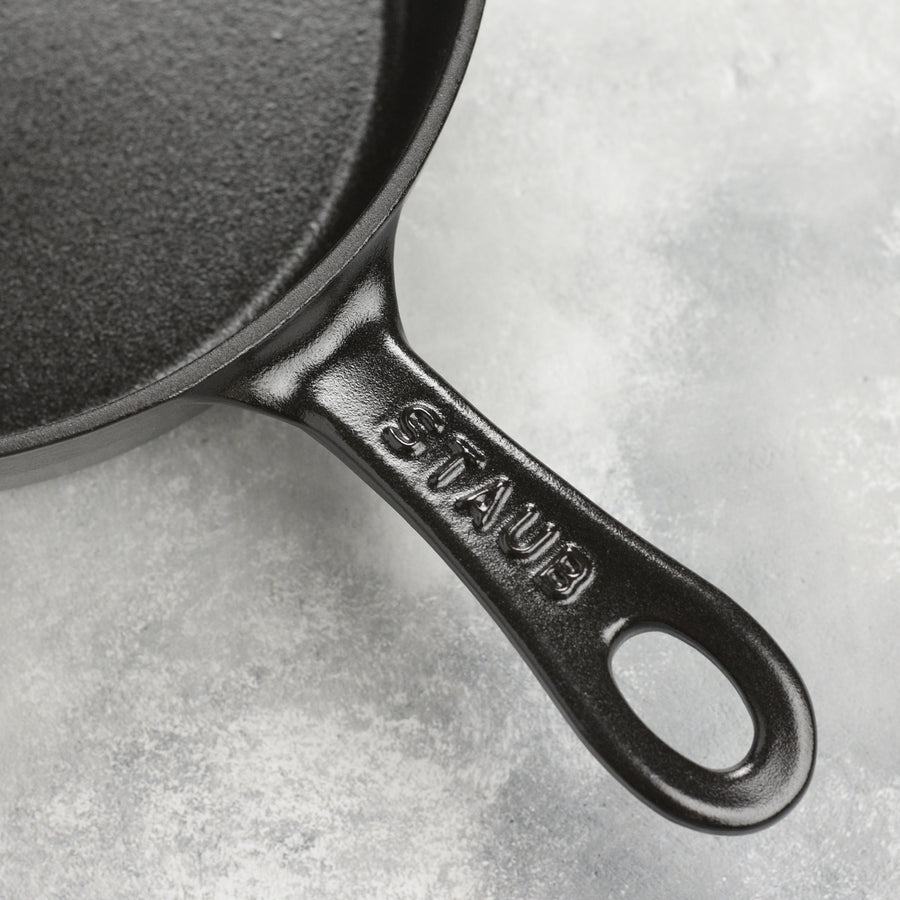 Staub 8.5" Matte Black Cast Iron Deep Traditional Skillet