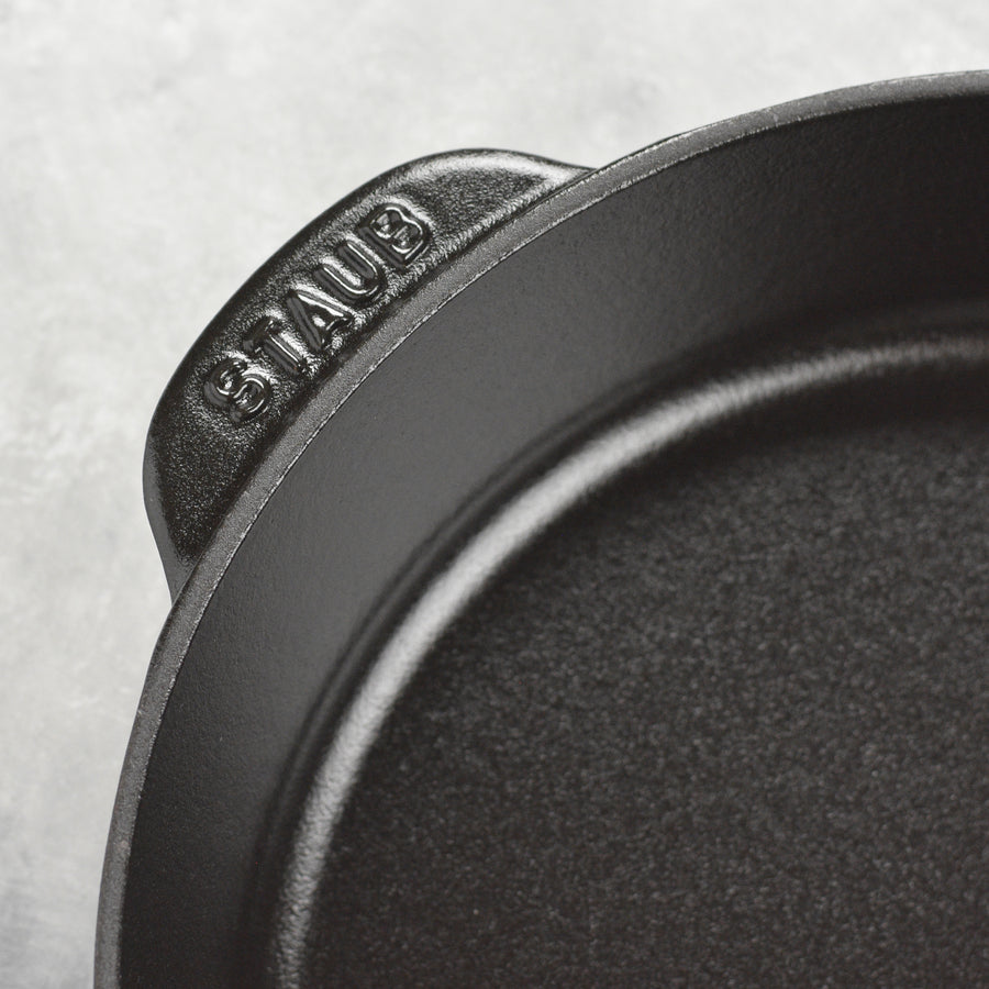 Staub 8.5" Matte Black Cast Iron Deep Traditional Skillet