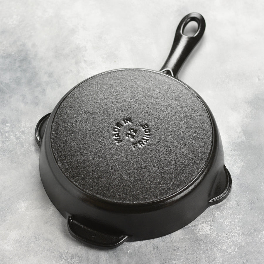 Staub 8.5" Matte Black Cast Iron Deep Traditional Skillet