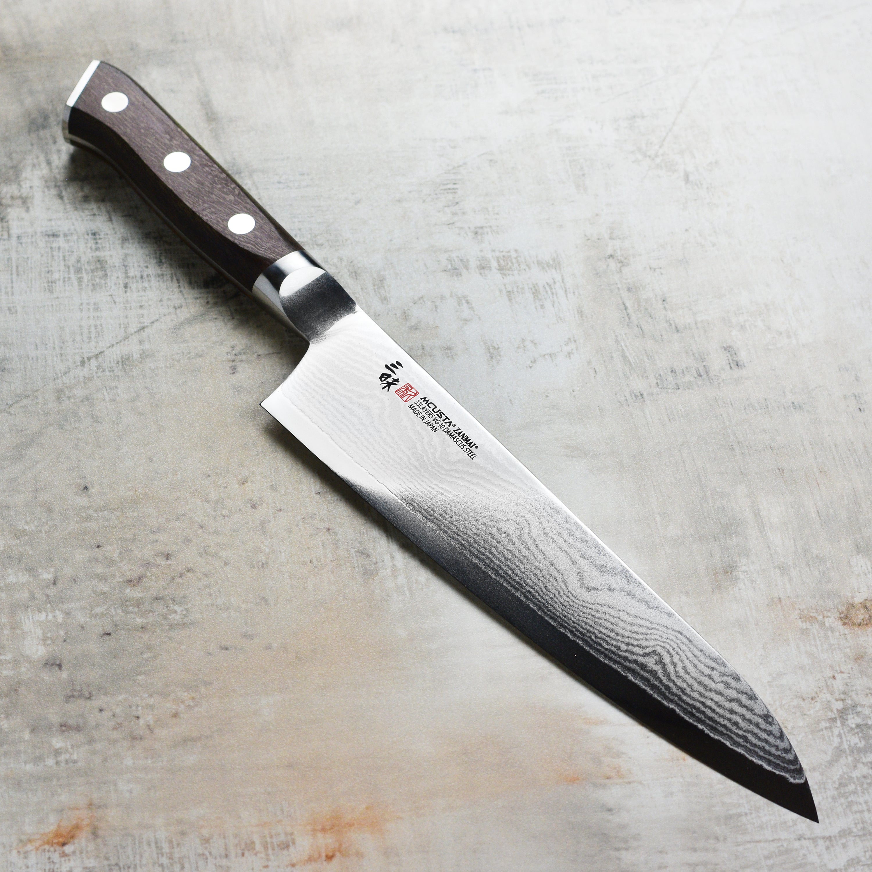 Zanmai Classic Damascus Ironwood Gyuto - 8.25