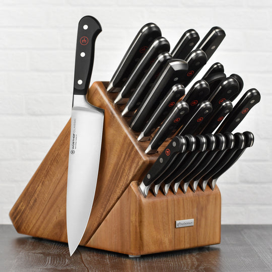 Wusthof Classic 26 Piece Acacia Knife Block Set