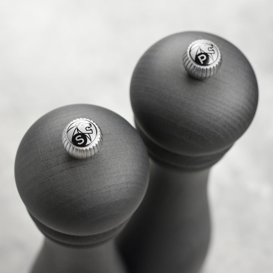 Peugeot Checkmate Graphite 10" Salt & Pepper Mill Set