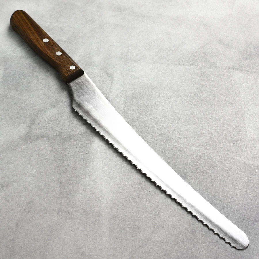 Japanese Bread Knife with Blade Guard, 10.6"