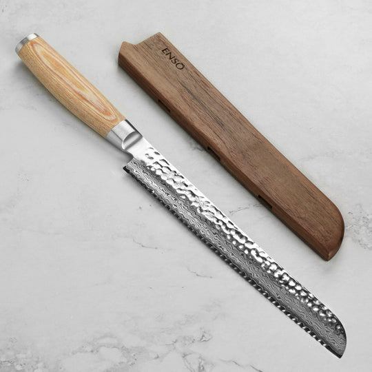 Enso Hizashi 9" Bread Knife with Sheath