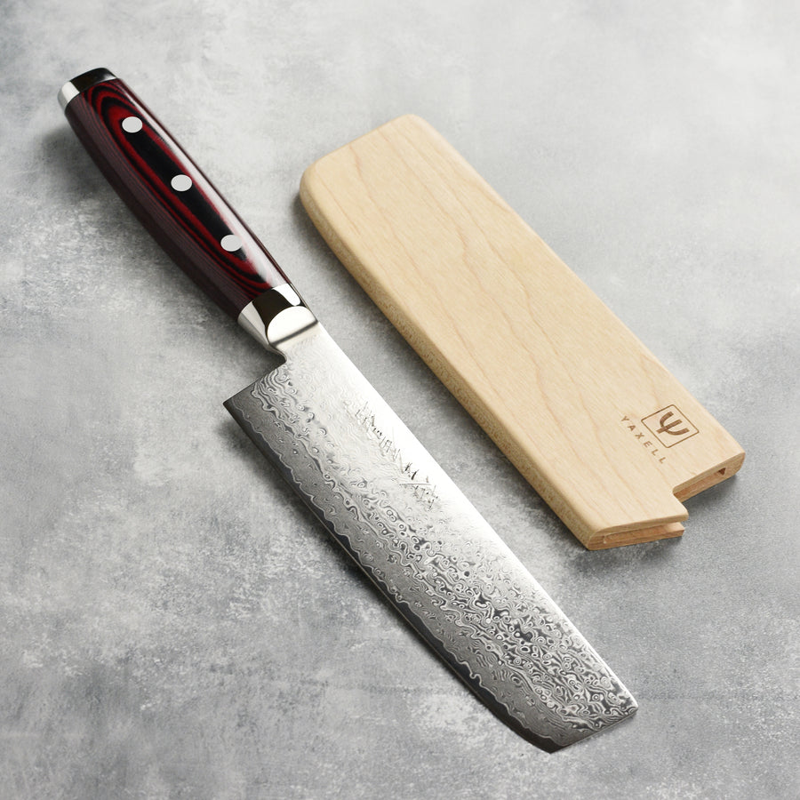 Yaxell Magnetic Wooden Sheath for 6.5" Nakiri Knife