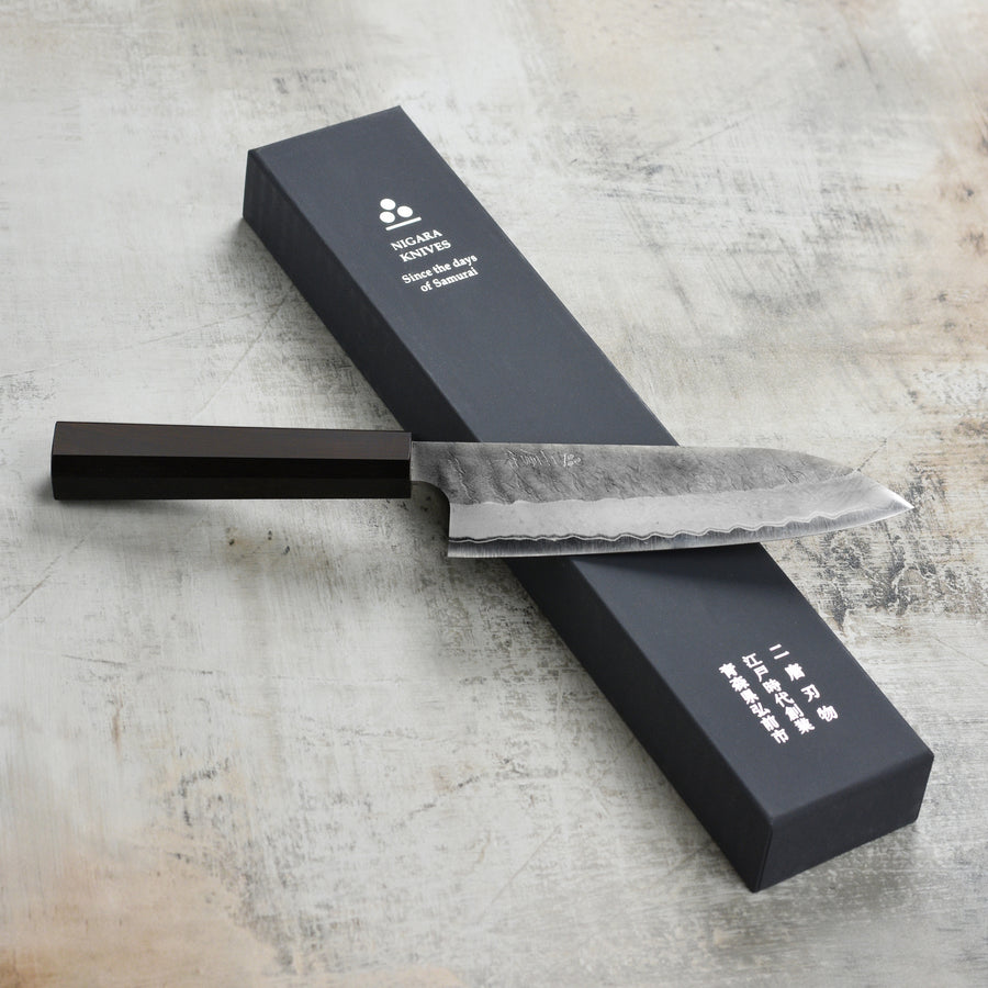 Nigara Aogami Super Migaki Tsuchime 7" Santoku