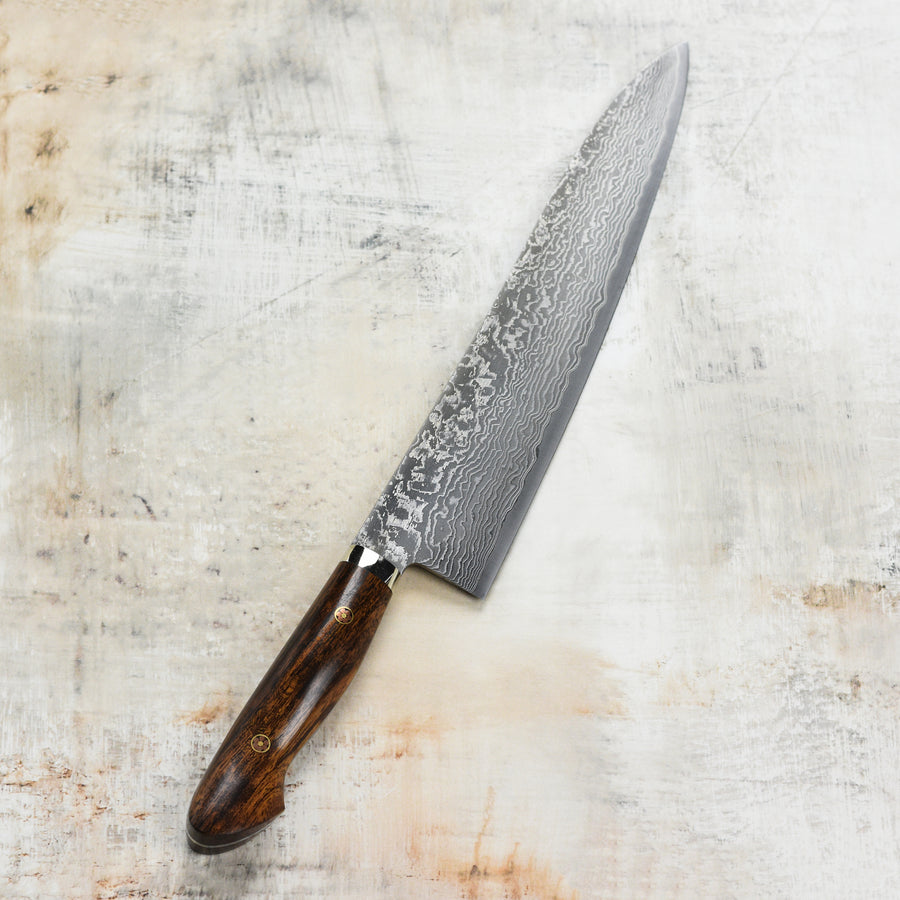 Shigeki Tanaka Hand-Forged R2 Damascus 10.6" Gyuto