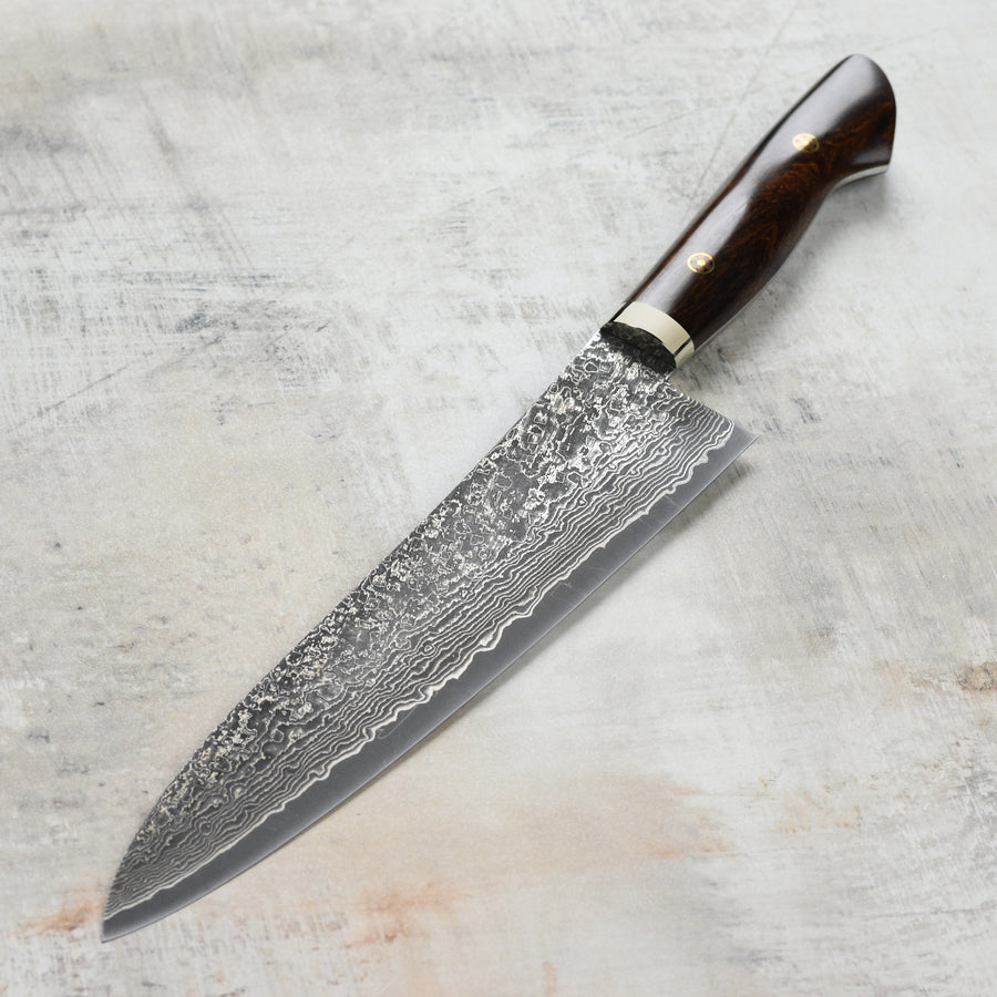 Shigeki Tanaka Hand-Forged R2 Damascus 9.4" Gyuto