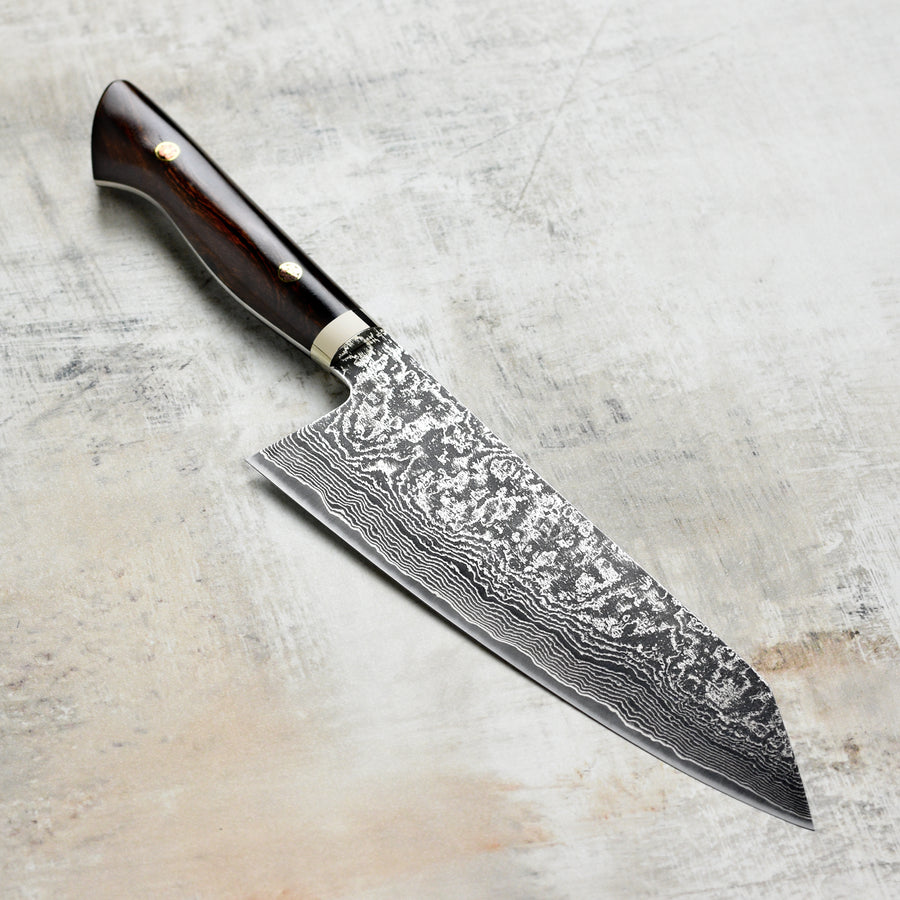 Shigeki Tanaka R2 Damascus 7.7" Extra Tall Kiritsuke Gyuto