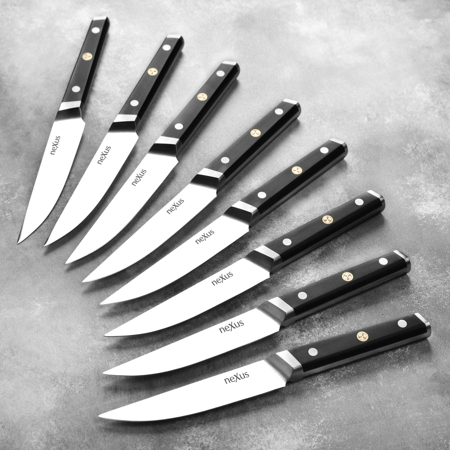 Nexus 8 Piece Steak Knife Set with In-Drawer Tray