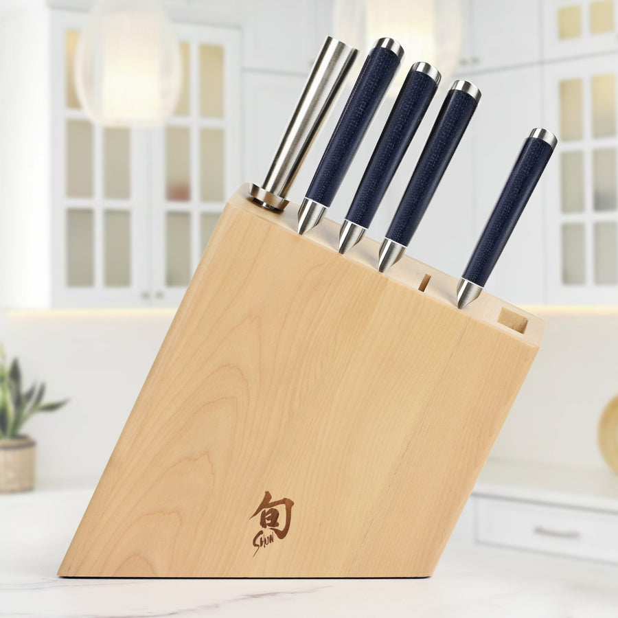 Shun Shiranami 6 Piece Knife Block Set