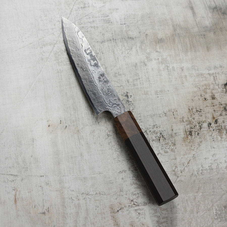 Jpanaese Petty SG2 Damascus Knife by Kenshiro Hatono