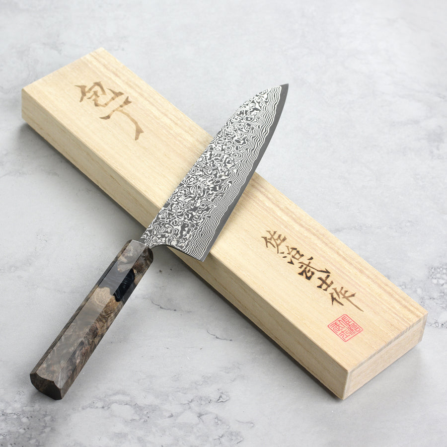 Takeshi Saji SG2 Black Damascus 7