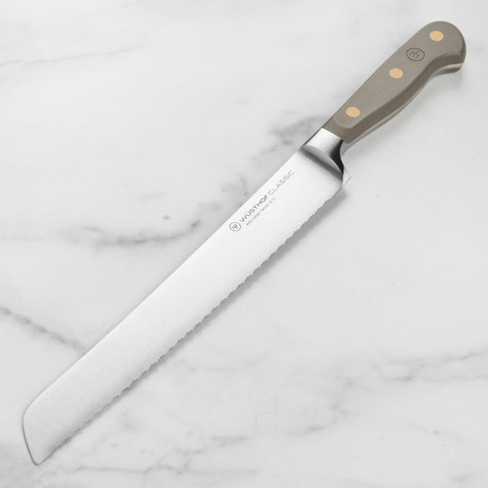 Wusthof Classic Velvet Oyster 9" Double Serrated Bread Knife