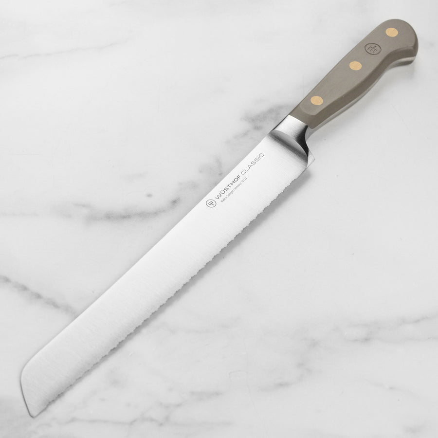 Wusthof Classic Velvet Oyster 9" Double Serrated Bread Knife