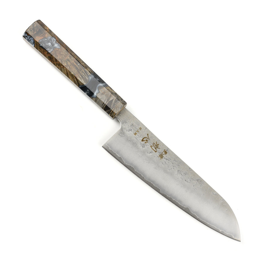 Hatsukokoro Ginrei Santoku Japanese Knife - 6.7