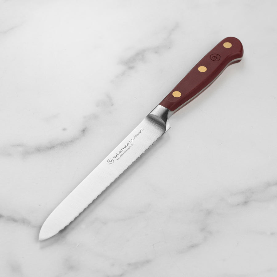 Wusthof Classic Tasty Sumac 5" Serrated Utility Knife