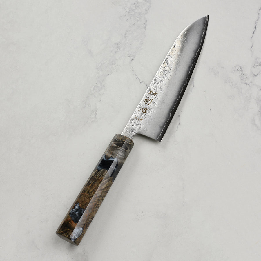 Hatsukokoro Ginrei Santoku Japanese Knife - 6.7