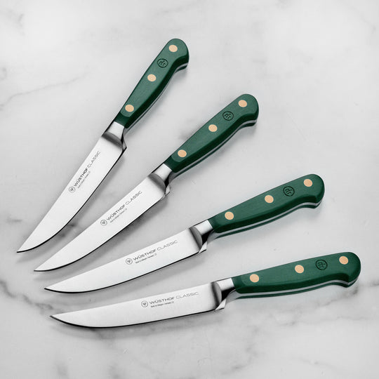 Wusthof Classic Fresh Rosemary 4 Piece Steak Knife Set