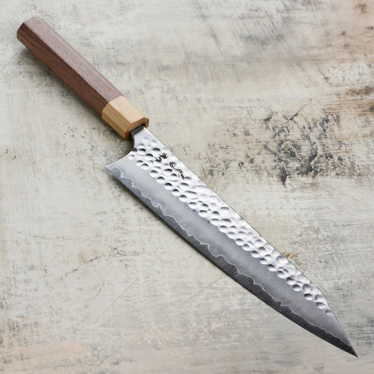 Yoshimi Kato Forged Ginsan Stainless Clad 9.4" Kiritsuke Gyuto