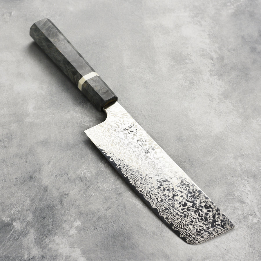 Hatsukokoro Ginga ATS-34 Damascus 6.7" Nakiri