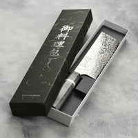 Hatsukokoro Ginga34 Damascus Nakiri Knife by Yoshihiro Yauji